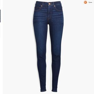 LOFT JEANS Mid-Rise Skinny Jeans In Classic Dark